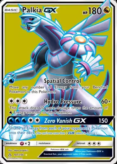 Palkia-GX 147/156 Ultra Prism Pokemon card