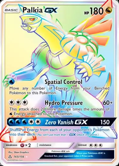 Palkia-GX 165/156 Ultra Prism Pokemon card
