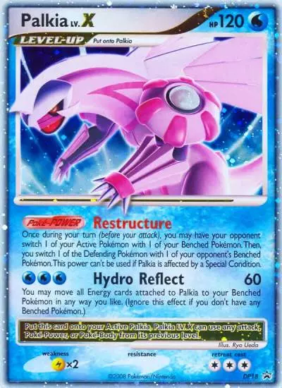 Palkia LV.X DP18/56 DP Black Star Promos Pokemon card