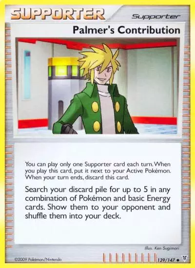 Palmer's Contribution 139/147 Supreme Victors Pokemon card