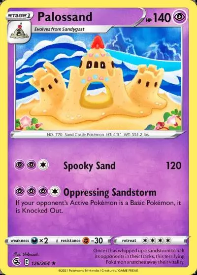 Palossand 126/264 Fusion Strike Pokemon card
