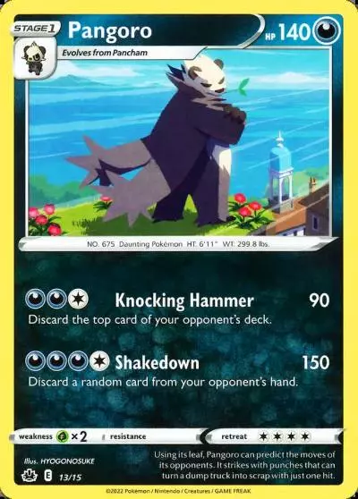 Pangoro 13/15 McDonald's Collection 2022 Pokemon card