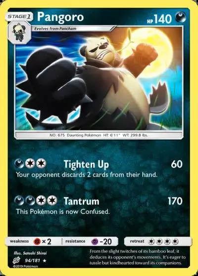 Pangoro 94/181 Team Up Pokemon card