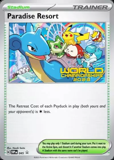 Paradise Resort 45/165 Scarlet & Violet Black Star Promos Pokemon card