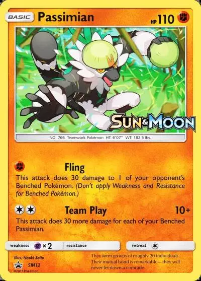 Passimian SM12/248 SM Black Star Promos Pokemon card