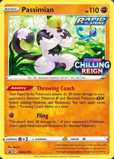 Passimian SWSH115/307 SWSH Black Star Promos Pokemon card