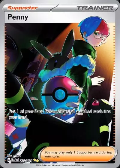 Penny 239/91 Paldean Fates Pokemon card