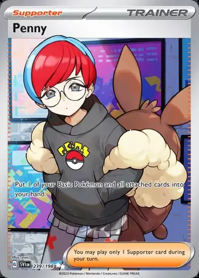 Penny 239/198 Scarlet & Violet Pokemon card
