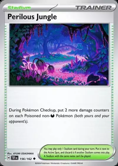 Perilous Jungle 156/162 Temporal Forces Pokemon card