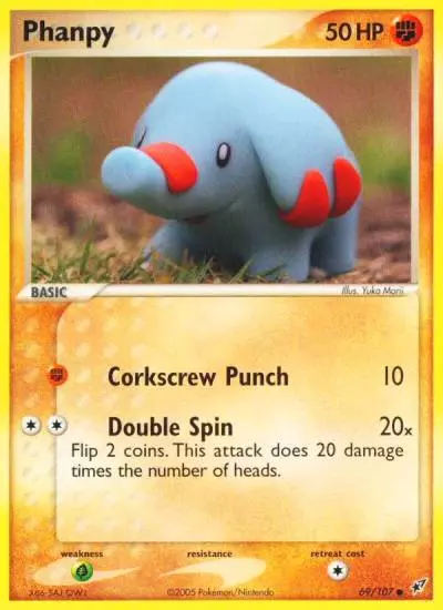 Phanpy 69/107 Deoxys Pokemon card