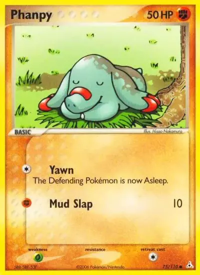 Phanpy 75/110 Holon Phantoms Pokemon card