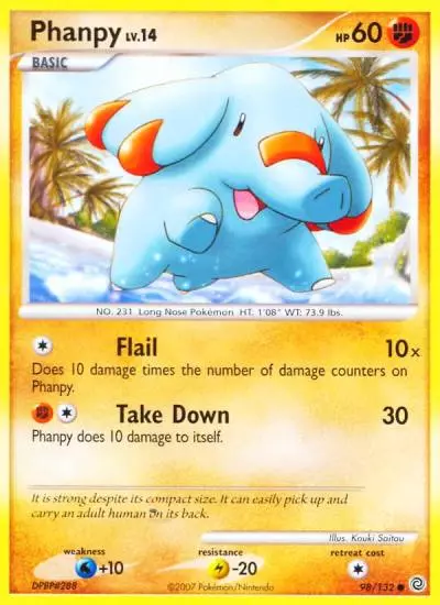 Phanpy 98/132 Secret Wonders Pokemon card