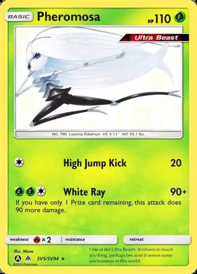 Pheromosa SV5/94 Hidden Fates Shiny Vault Pokemon card