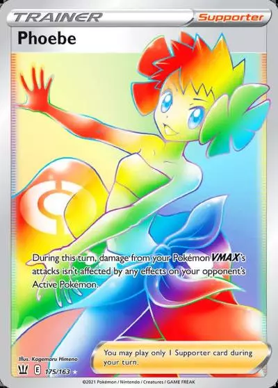Phoebe 175/163 Battle Styles Pokemon card