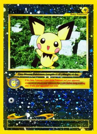 Pichu 35/53 Wizards Black Star Promos Pokemon card