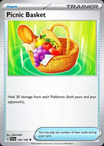 Picnic Basket 184/198 Scarlet & Violet Pokemon card