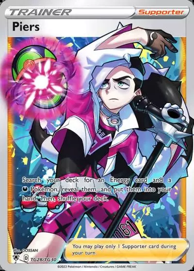 Piers TG28/30 Astral Radiance Trainer Gallery Pokemon card