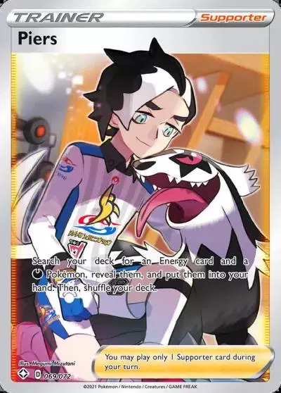 Piers 69/72 Shining Fates Pokemon card