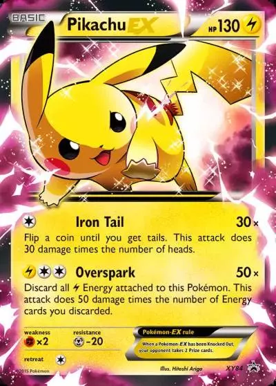 Pikachu-EX XY84/211 XY Black Star Promos Pokemon card