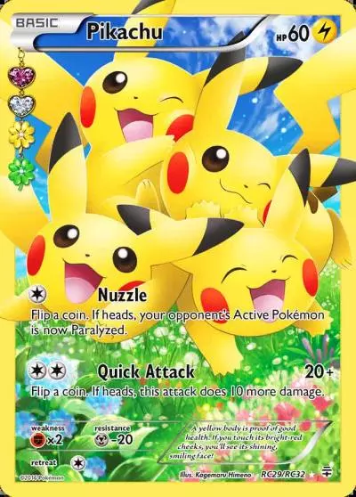Pikachu RC29/83 Generations Pokemon card