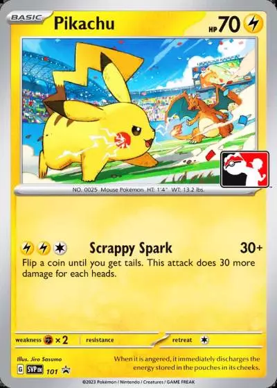 Pikachu 101/165 Scarlet & Violet Black Star Promos Pokemon card