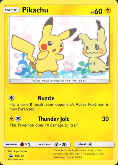 Pikachu SM162/248 SM Black Star Promos Pokemon card