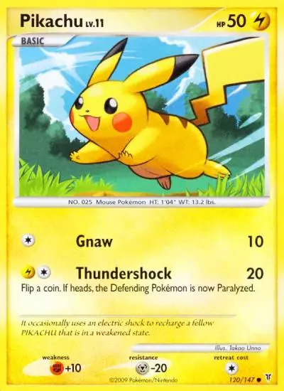 Pikachu 120/147 Supreme Victors Pokemon card