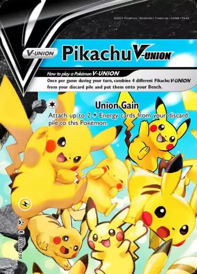 Pikachu V-UNION SWSH139/307 SWSH Black Star Promos Pokemon card