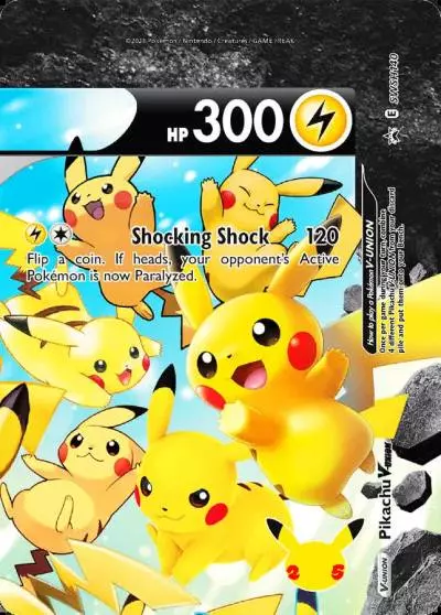 Pikachu V-UNION SWSH140/307 SWSH Black Star Promos Pokemon card