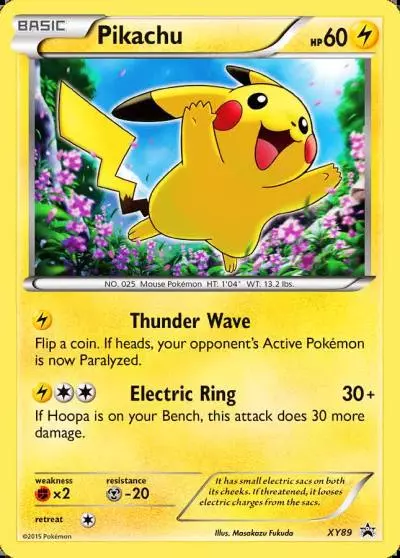 Pikachu XY89/211 XY Black Star Promos Pokemon card