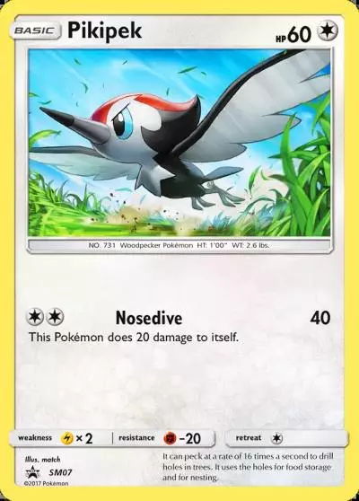 Pikipek SM07/248 SM Black Star Promos Pokemon card