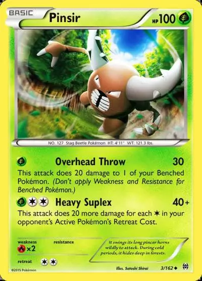 Pinsir 3/162 BREAKthrough Pokemon card