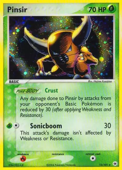Pinsir 13/101 Hidden Legends Pokemon card