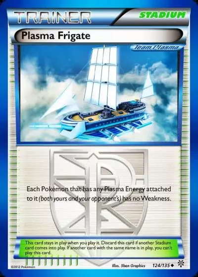Plasma Frigate 124/135 Plasma Storm Pokemon card
