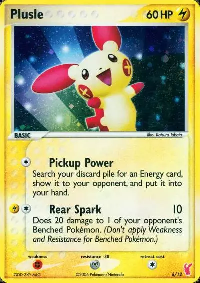 Plusle 6/12 EX Trainer Kit 2 Plusle Pokemon card