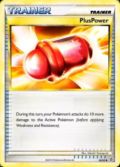 PlusPower 80/95 HS—Unleashed Pokemon card