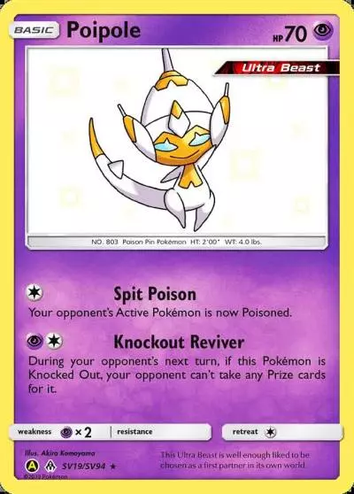 Poipole SV19/94 Hidden Fates Shiny Vault Pokemon card