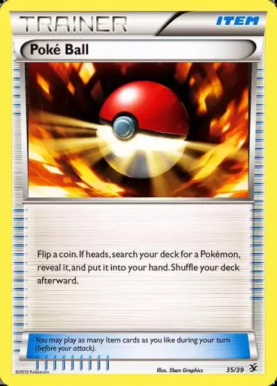 Poké Ball 35/39 Kalos Starter Set Pokemon card
