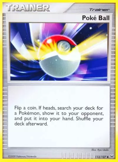 Poké Ball 113/127 Platinum Pokemon card