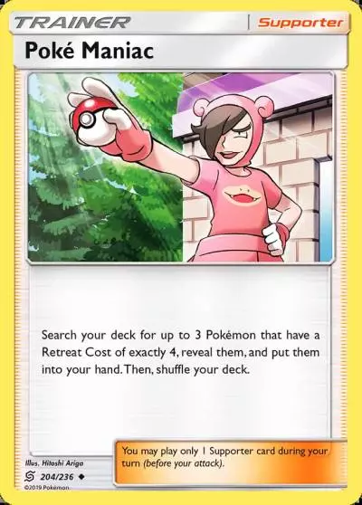 Poké Maniac 204/236 Unified Minds Pokemon card