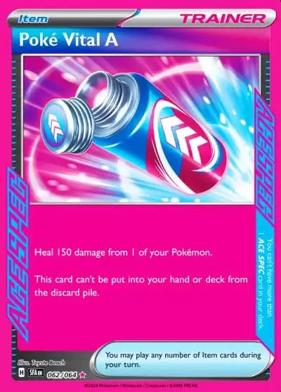 Poké Vital A 62/64 Shrouded Fable Pokemon card