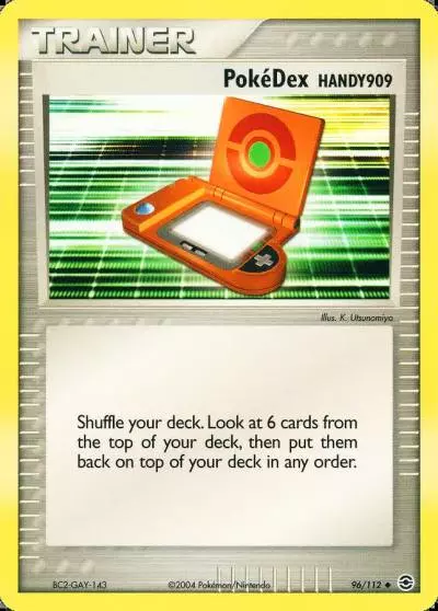 PokéDex HANDY909 96/112 FireRed & LeafGreen Pokemon card