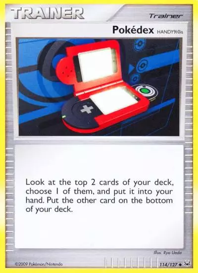 Pokédex HANDY910is 114/127 Platinum Pokemon card