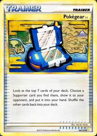 Pokégear 3.0 96/123 HeartGold & SoulSilver Pokemon card
