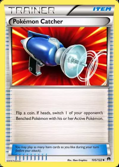 Pokémon Catcher 105/122 BREAKpoint Pokemon card