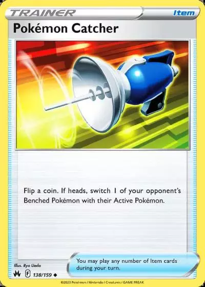 Pokémon Catcher 138/159 Crown Zenith Pokemon card