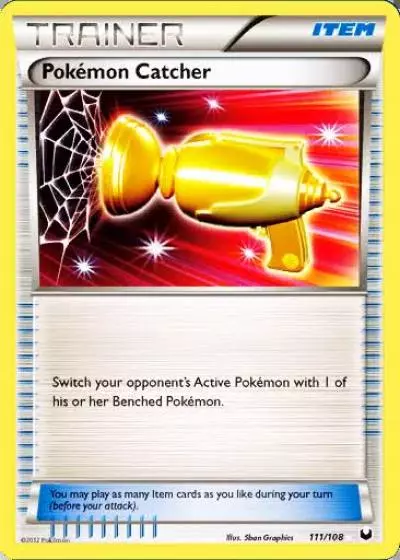 Pokémon Catcher 111/108 Dark Explorers Pokemon card