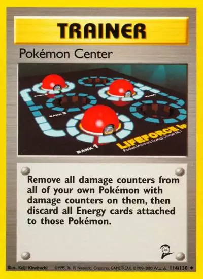 Pokémon Center 114/130 Base Set 2 Pokemon card