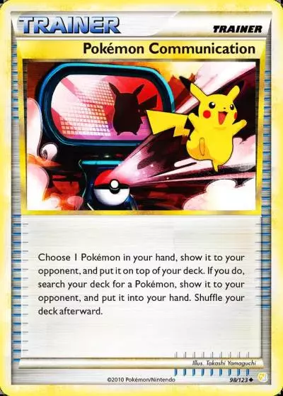 Pokémon Communication 98/123 HeartGold & SoulSilver Pokemon card