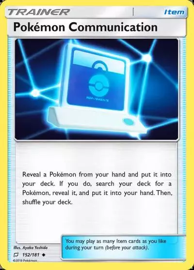 Pokémon Communication 152/181 Team Up Pokemon card